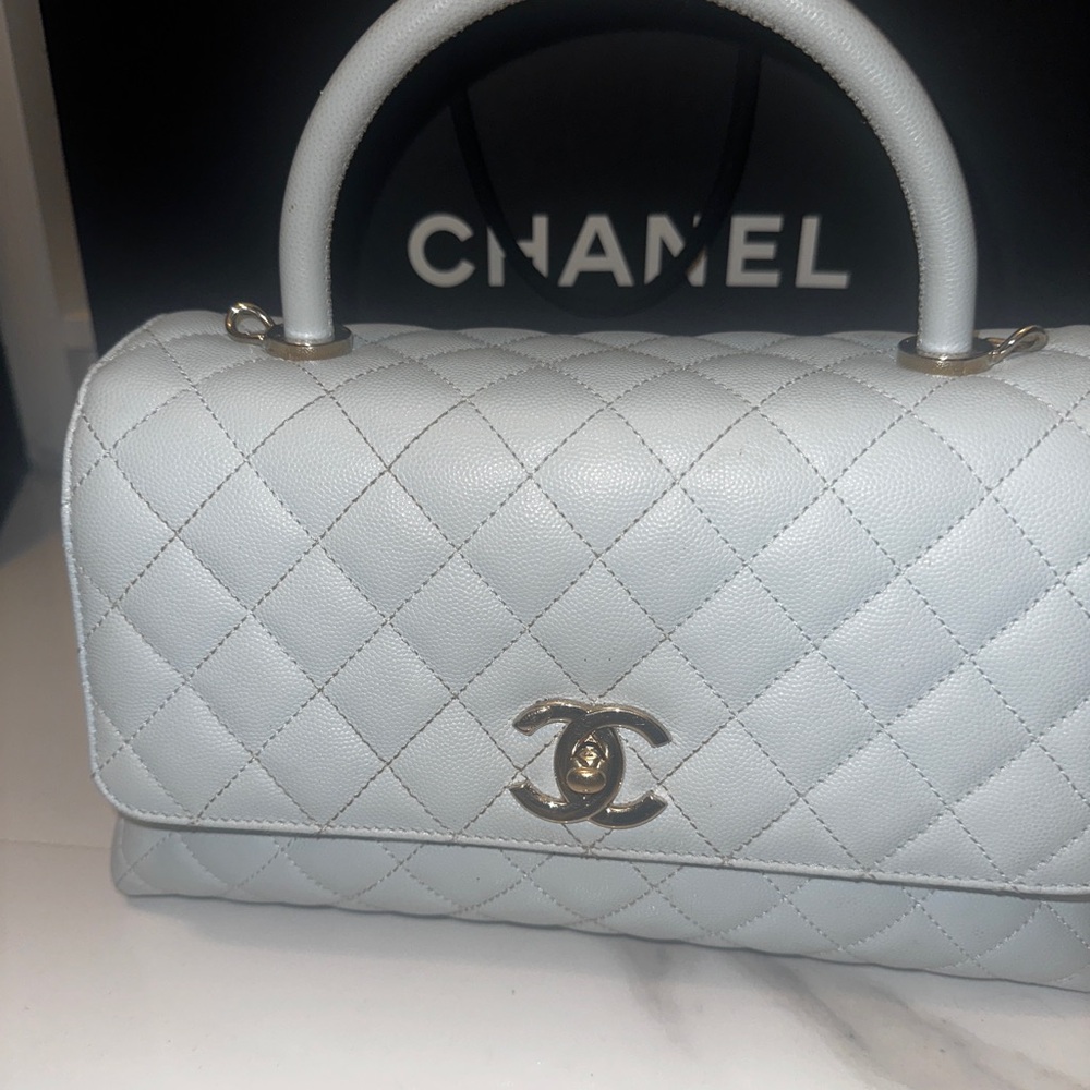 Coco Chanel top handle bag 100% authentic - Picture 2 of 16
